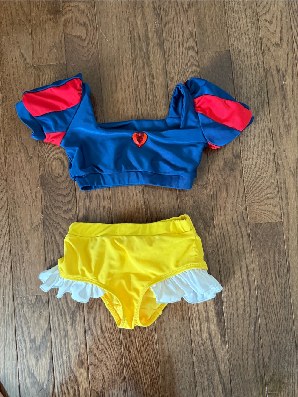 Snow White inspired Toddler Two-Piece Swimsuit